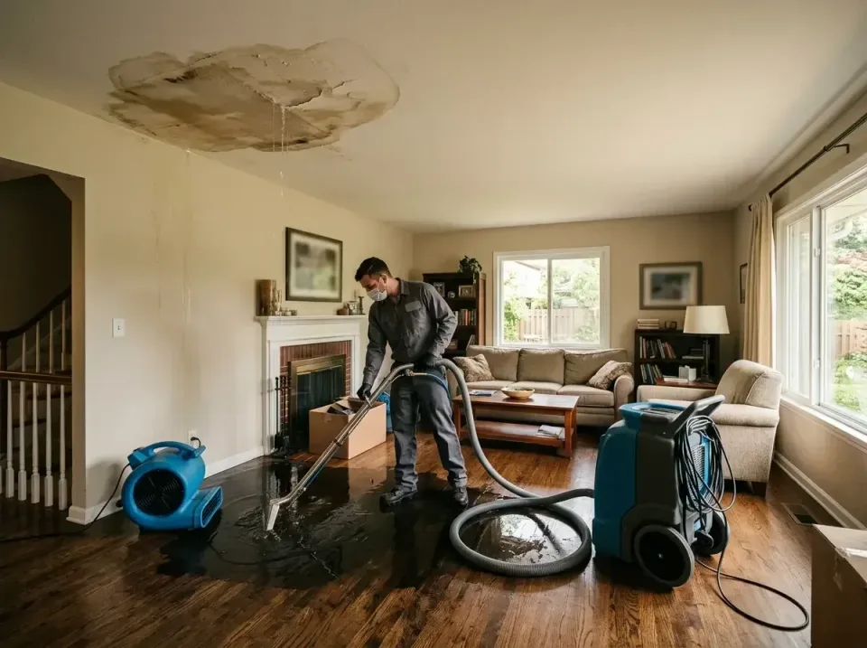 attic-pipe-burst-ceiling-drip-008 — frequently asked questions, Water Damage Restoration & Carpet Care in Carthage, NC